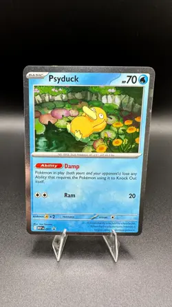 Pokemon Psyduck 007 Mega Evolution Black Star Promo Holo TCG Card - Image 1