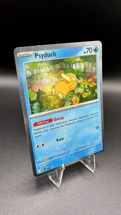 Pokemon Psyduck 007 Mega Evolution Black Star Promo Holo TCG Card - Image 2