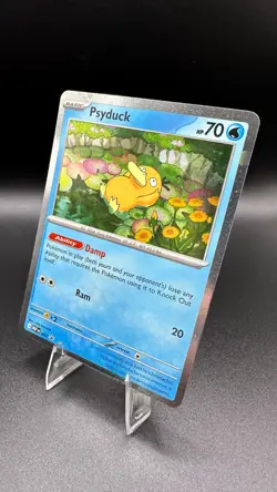 Pokemon Psyduck 007 Mega Evolution Black Star Promo Holo TCG Card - Image 3