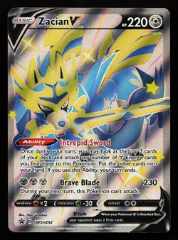 Zacian V SWSH292 Sword & Shield Promo Pokemon Card - Image 1