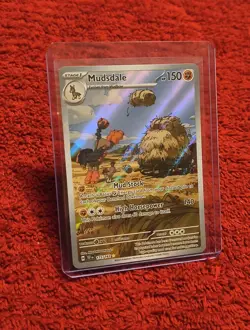Pokemon TCG Mudsdale Holo Illustration Card 175/162 Temporal Forces Nm - Image 2