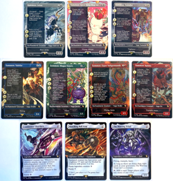 MTG Final Fantasy -EDH Commander Deck Builder- Summon Borderless Full Set FIC - Image 1
