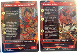 MTG Final Fantasy -EDH Commander Deck Builder- Summon Borderless Full Set FIC - Image 5