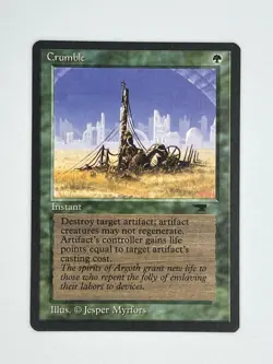 MTG CRUMBLE Antiquities Regular MT+ Magic The Gathering - Image 1