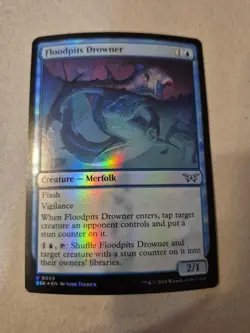 Floodpits Drowner Duskmourn: House of Horror Foil - Image 1