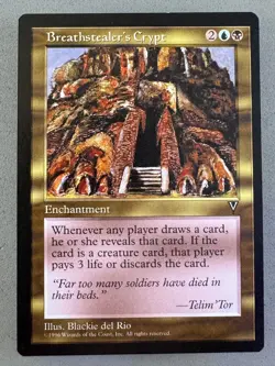Breathstealer's Crypt Mirage Regular MTG-Unplayed Near Mint-Vintage RESERVE LIST - Image 1