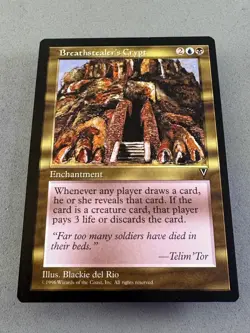 Breathstealer's Crypt Mirage Regular MTG-Unplayed Near Mint-Vintage RESERVE LIST - Image 3