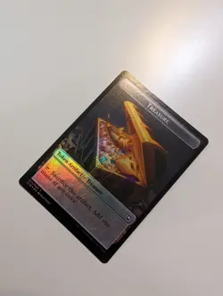 MTG - Treasure/Squirrel Token (Foil) - Baldur's Gate NM/M Condition - Image 2