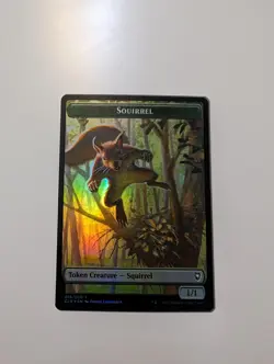 MTG - Treasure/Squirrel Token (Foil) - Baldur's Gate NM/M Condition - Image 4