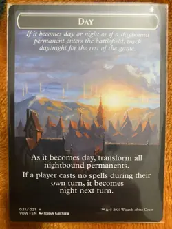 Day Night Double-Sided Token Innistrad: Crimson Vow Regular - Image 1
