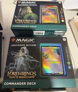 Lord of the Rings Commander Deck Riders of Rohan & Elven Council New Sealed MTG - Image 1
