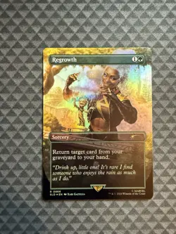 MTG Regrowth #0866 Rainbow Foil Rare Secret Lair Drop Series (SLD) - Image 1