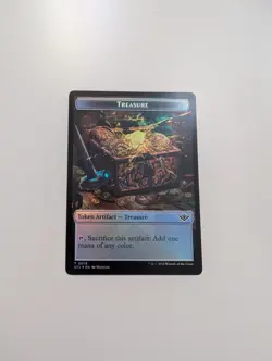 MTG - Treasure/Food Token (Foil) - Outlaws of Thunder Junction NM/M Condition - Image 1