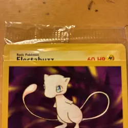Sealed New Catch Mew Pokemon ELECTABUZZ Black Star Promo Movie WB Stamp 1999 - Image 3