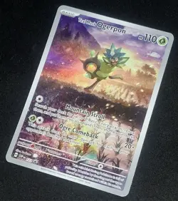 Sealed Pokemon TCG Mask Ogerpon 123 Sv: Scarlet & Violet Black Star Promo ++ - Image 3