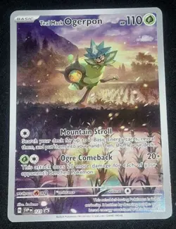 Sealed Pokemon TCG Mask Ogerpon 123 Sv: Scarlet & Violet Black Star Promo ++ - Image 4