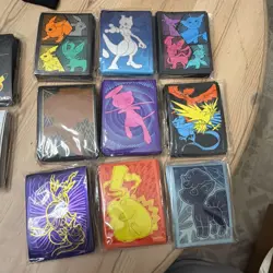 Pokemon TCG ETB Sleeves Bundle Massive Joblot X37 Packs SEALED ETB Sleeves NEW - Image 1