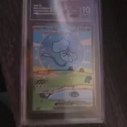TAG 10 982 "Bubble Mew" POKEMON Paldean Fates Mew Ex SIR 232/091 - Image 1