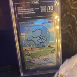TAG 10 982 "Bubble Mew" POKEMON Paldean Fates Mew Ex SIR 232/091 - Image 2