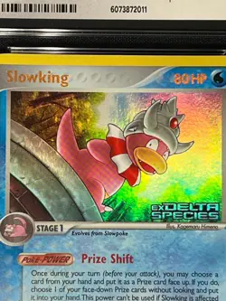 CGC Mint 9-Slowking #28/113 Reverse Holo Pokemon 2005 EX Delta Species - Image 2