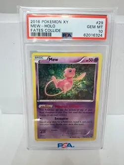 Mew PSA 10 Fates Collide Pokemon XY Gem Mint #29 151 - Image 1