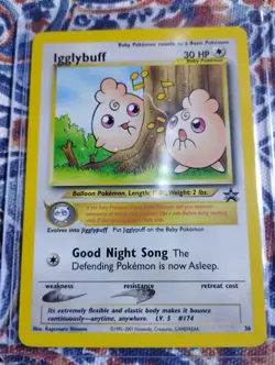 Pokemon - Igglybuff Black Star Promo # 36 LP - Image 1