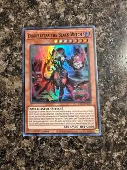 Yugioh Diabellstar The Black Witch - RA03-EN032 - 1st Ed. Super Rare - NM - Image 1