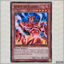 Spirit of Flames - SDOK-EN016 - Common 1st Edition Yugioh - Image 1
