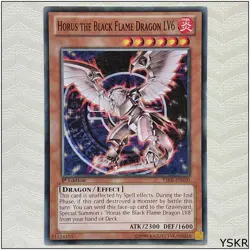 Horus the Black Flame Dragon LV6 - YSKR-EN020 - Common 1st Edition Yugioh - Image 1