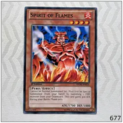 Spirit of Flames - SDOK-EN016 - Common 1st Edition Yugioh - Image 1