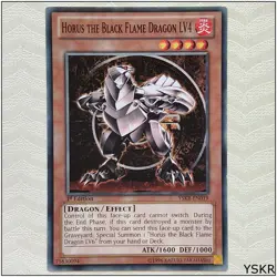 Horus the Black Flame Dragon LV4 - YSKR-EN019 - Common 1st Edition Yugioh - Image 1
