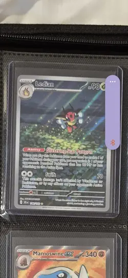 Pokemon TCG Ledian Illustration Rare Card 144/142 Sv07 Stellar Crown NM - Image 3