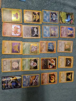 Lot of 20 Damaged Pokemon Cards See Photos And Description - Image 1