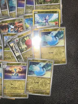 75+ Pokemon Reverse Holo Foil Card Lot Dragon Energy Type Dratini Deino Shelgon - Image 5