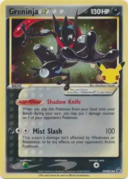 Greninja SWSH144 Promo Pokemon Card HP - Image 1