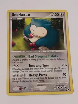Snorlax - 81/111 - Pokemon Rising Rivals Non-Holo Card NM - Image 1