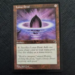 Lotus Petal - Tempest (TMP) 1997 NM Non-Foil Magic MTG - Image 1