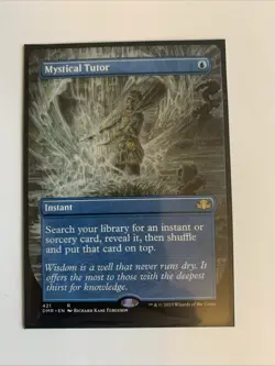 [1x] Mystical Tutor - Borderless - Near Mint, English - Dominaria Remastered - Image 1