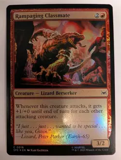 Rampaging Classmate Marvel's Spider-Man: Eternal-Legal Foil - MTG - Image 1