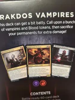MTG Magic Rakdos Vampires Standard Challenger Deck 2022 Factory Sealed SEE PICS - Image 3