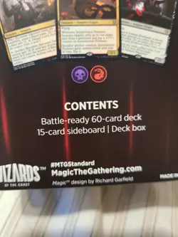 MTG Magic Rakdos Vampires Standard Challenger Deck 2022 Factory Sealed SEE PICS - Image 4