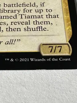 MTG Magic the Gathering Tiamat (235/518) Adventures in the Forgotten Realms - Image 2