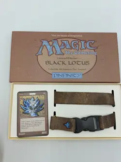 Magic The Gathering. Limited Edition, Black Lotus Pin & Lanyard. Pinfinity - Image 1