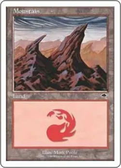 Mountain (Tempest) Battle Royale Box Set Light Play LP MTG Magic DNA GAMES - Image 1