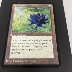 6x9 MTG Black Lotus Oversized 1996 Scrye Promo - Image 1