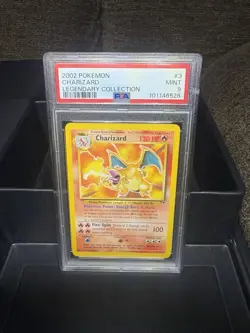 Charizard Theme Deck Exclusive Non-Holo Pokemon Legendary Collection PSA 9 MINT - Image 1
