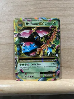 Pokemon TCG Evolutions Ultra Rare Holo Mega M Venusaur EX 2/108 - Image 1