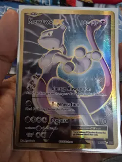 Pokemon Mewtwo EX TCG Full Art Holo Ultra Rare Card 103/108 XY Evolutions NM - Image 1