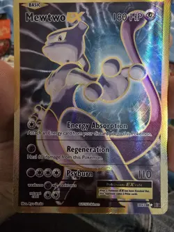 Pokemon Mewtwo EX TCG Full Art Holo Ultra Rare Card 103/108 XY Evolutions NM - Image 2