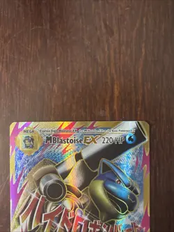 Pokemon TCG Mega M Blastoise EX Evolutions Full Art Ultra Rare Holo Card 102/108 - Image 3